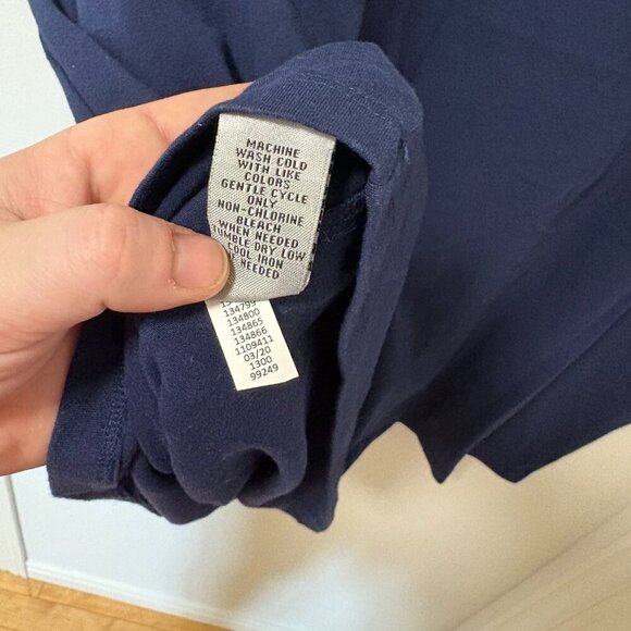 Catherines Suprema Collection Navy Blue Sleeveless Tank Top 3X - Picture 7 of 7